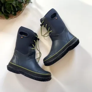 • Bogs Navy Blue Arcata Lace Up Snow Boots •
