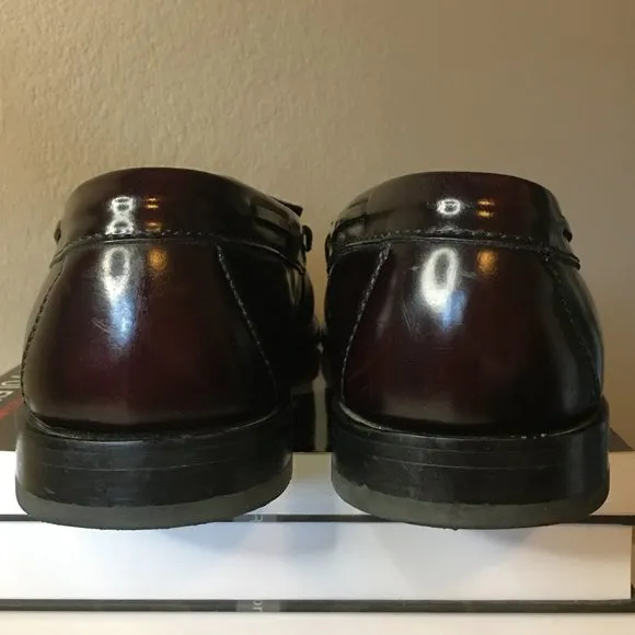 𝐂𝐎𝐋𝐄 𝐇𝐀𝐀𝐍 Burgundy Hudson Kiltie Tassel  -  Size 10