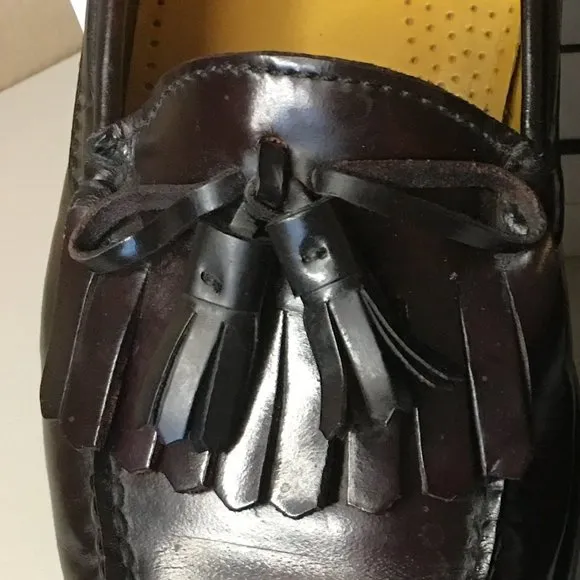 𝐂𝐎𝐋𝐄 𝐇𝐀𝐀𝐍 Burgundy Hudson Kiltie Tassel  -  Size 10