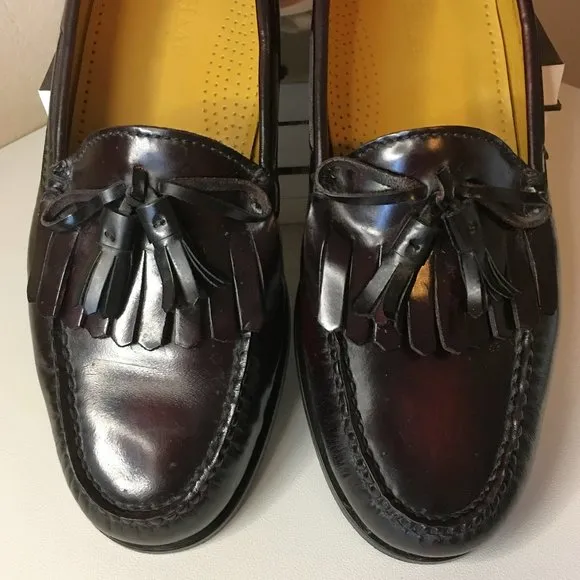 𝐂𝐎𝐋𝐄 𝐇𝐀𝐀𝐍 Burgundy Hudson Kiltie Tassel  -  Size 10