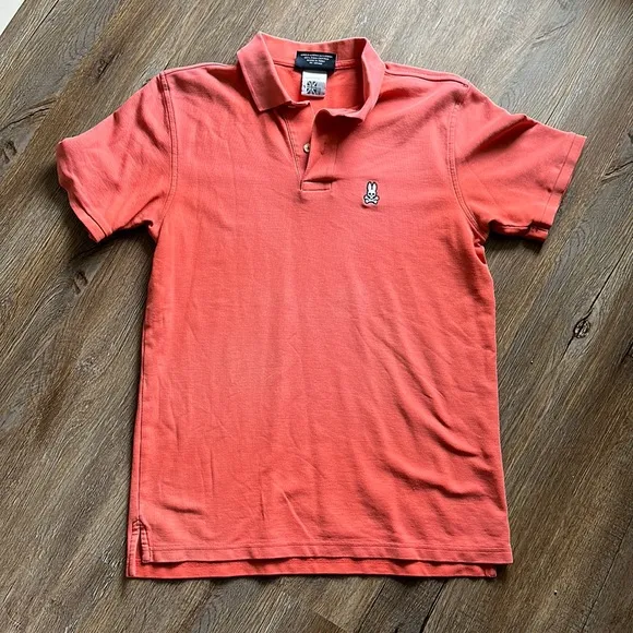 🐰 Psycho Bunny Coral Polo