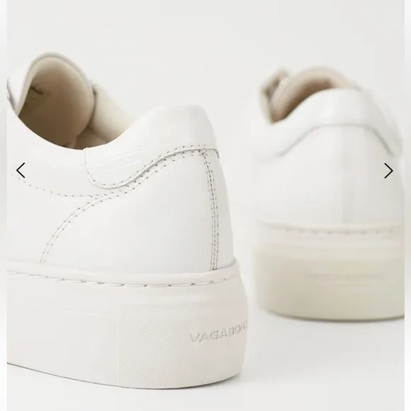 - VAGABONDZOE PLATFORM SNEAKERS size 40 US 10 NEW $140White leather