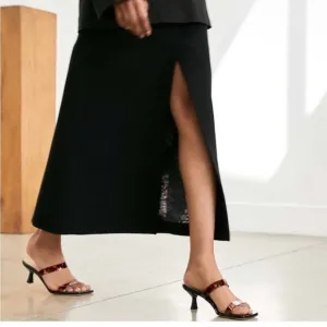 $510 DEAR FRANCES Rain Sandal Tortoise SLIDE SQUARE TOE SANDALS 39 US 8.5 EUC