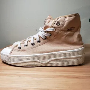 Adidas Mens 11 Nizza High Top Casual Sneakers Sand Beige Chunky Retro Streetwear