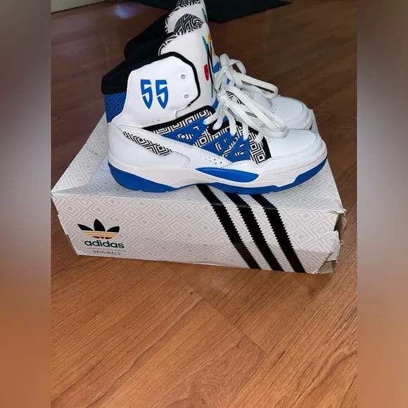Adidas Mutumbo Royal Hi-Top Sneakers size 10.5