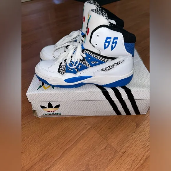 Adidas Mutumbo Royal Hi-Top Sneakers size 10.5