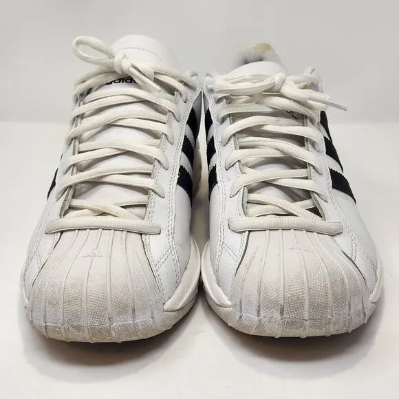 Adidas Superstar 2G Athletic Shoes Sneakers Men Size 10 White Black Vintage