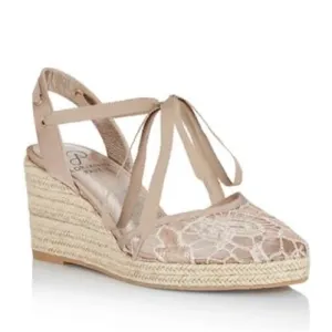 Adrianna Papell | Elegant Lace Wedge Espadrilles