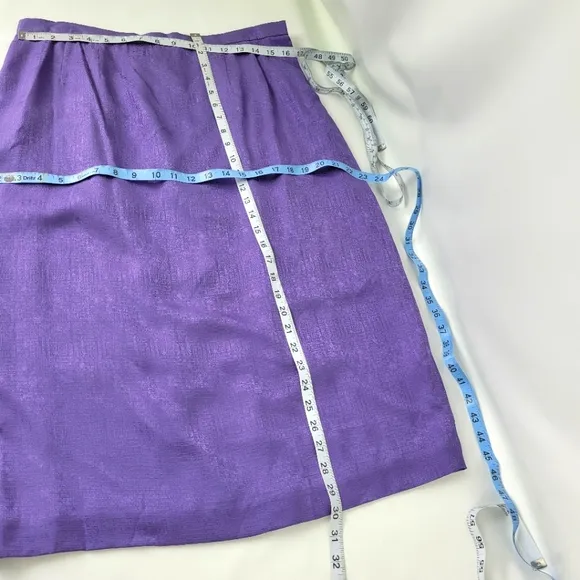 Adrianna Pappel 100% Silk Short Sleeve Suit Sz 18 Vintage NWOT