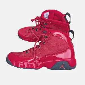 Air Jordan 9 Retro Chile Red Kids High-Top Sneakers Size 6.5Y
