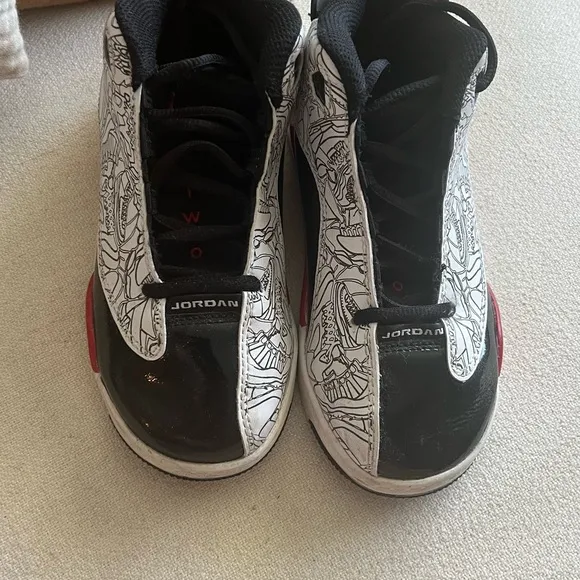 Air Jordan Dub Zero 'Fire Red' Boy