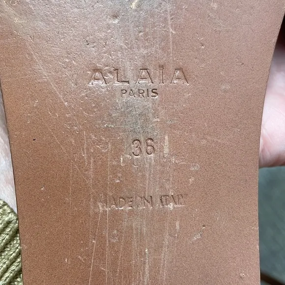Alaia Ankle strap sandals