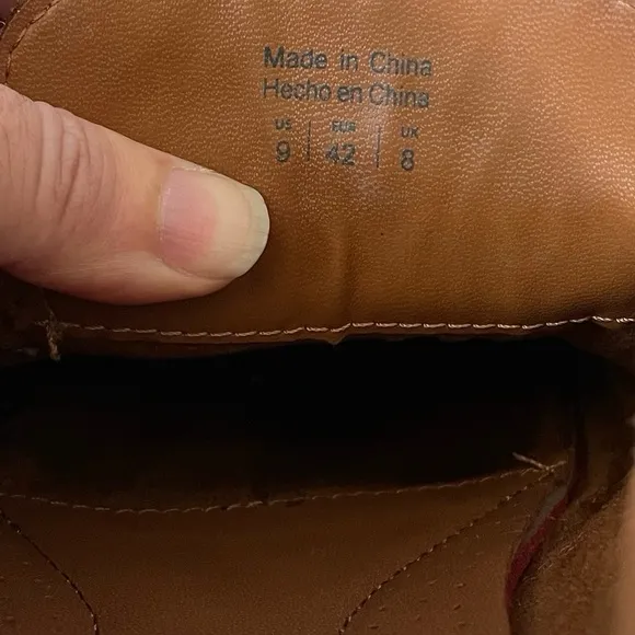 ALDO Schergerflex Dress Bit Loafer Cognac Leather Flexible Slip On Men's Size 9