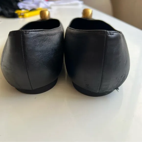 Alexander McQueen black flats size 10.5