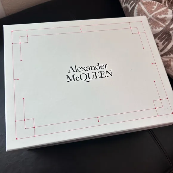 Alexander McQueen Gray and Silver Men’s Sneakers