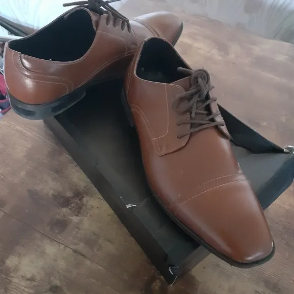 ALFANI Men's Quincy Cap-Toe Lace-Up Shoes