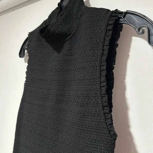 Alice and Olivia Barrett Sleeveless Black Mini Dress Size 2