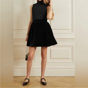 Alice and Olivia Barrett Sleeveless Black Mini Dress Size 2