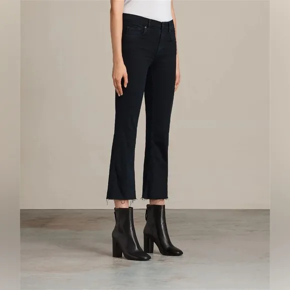 ✨ALL SAINTS✨ Heidi Cropped Flared Jeans