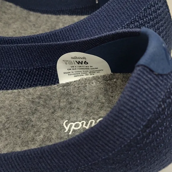 Allbirds NWOT Tree Breezers Navy Ballet Flats