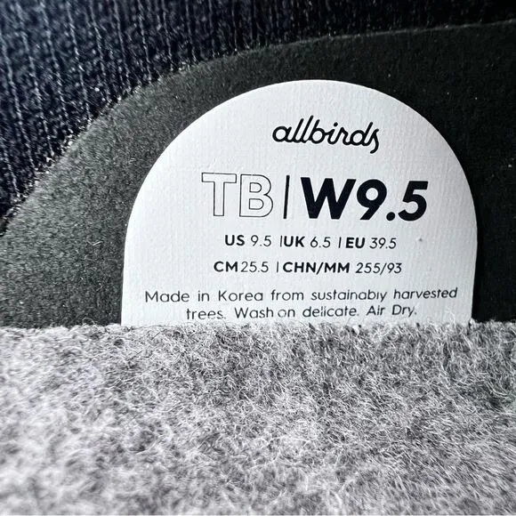allbirds Tree Breezer flats in black