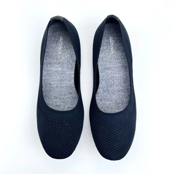 allbirds Tree Breezer flats in black
