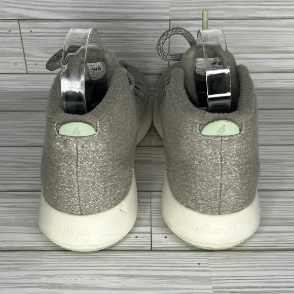 Allbirds Women's Gray Women's Wool Runner-up Mizzles High Top Sneakers Size 8
