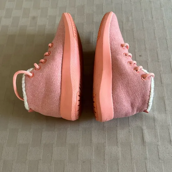 Allbirds Wool Runner Up Mizzles High Top Sneakers in Buoyant Pink