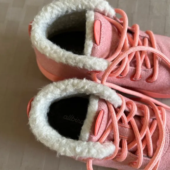 Allbirds Wool Runner Up Mizzles High Top Sneakers in Buoyant Pink