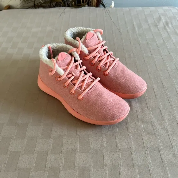 Allbirds Wool Runner Up Mizzles High Top Sneakers in Buoyant Pink