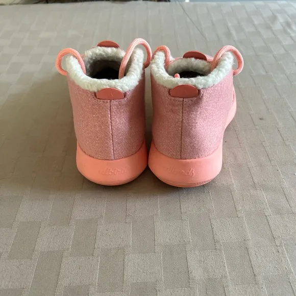 Allbirds Wool Runner Up Mizzles High Top Sneakers in Buoyant Pink