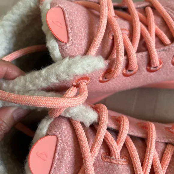 Allbirds Wool Runner Up Mizzles High Top Sneakers in Buoyant Pink