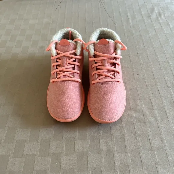 Allbirds Wool Runner Up Mizzles High Top Sneakers in Buoyant Pink