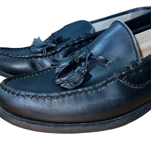 Allen Edmonds Men’s Coventry Loafers Size 8 Black Leather Dress Slip On Shoes