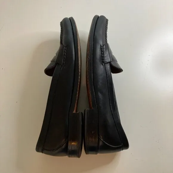 ALLEN EDMONDS Paxton Black Leather Penny Loafers Slip-on Dress Shoes Size 12