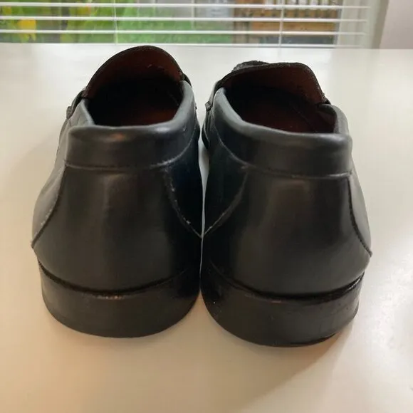 ALLEN EDMONDS Paxton Black Leather Penny Loafers Slip-on Dress Shoes Size 12