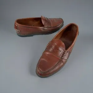 ALLEN EDMONDS Rockland‎ Men's Brown Leather Penny Loafer Shoes 42556 - SIZE 13 D