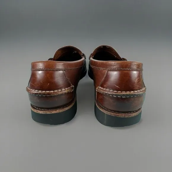 ALLEN EDMONDS Rockland‎ Men's Brown Leather Penny Loafer Shoes 42556 - SIZE 13 D