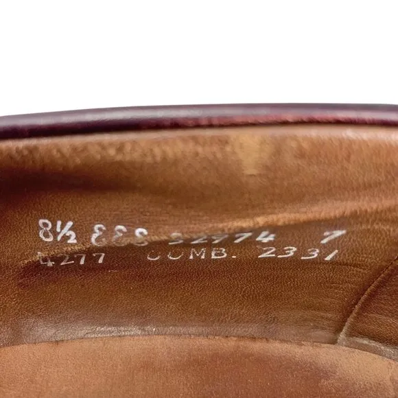 Allen Edmonds Wakefield‎ Burgundy Wingtip Kiltie Loafers