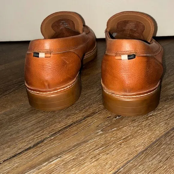 Allen Edmonds Wilder Brown Leather Loafers Classic Slip-On Dress Shoes 11.5 EEE