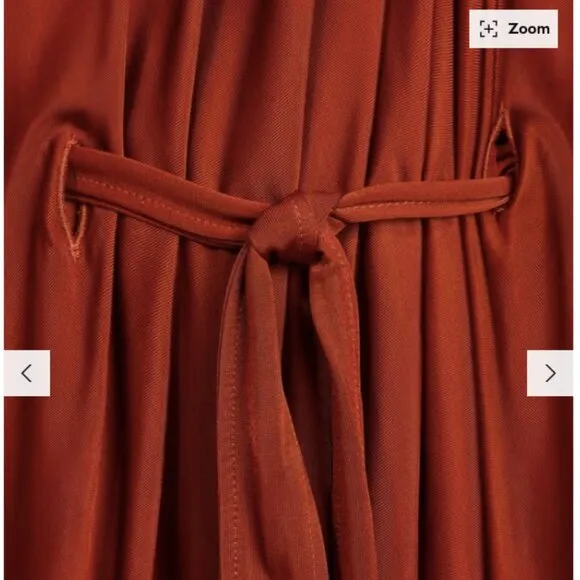 AllSaints Erin Gathered Detail Sleeveless Maxi Dress 6 NWT