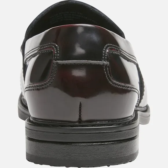&quot;Nunn Bush Lincoln Moc Toe Penny Loafers, Size 8W&quot;
