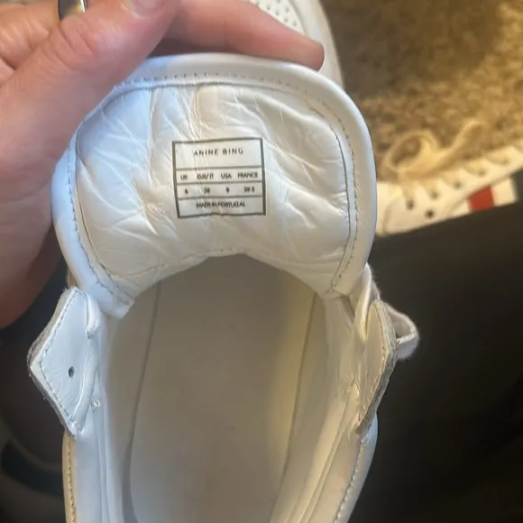 Anine Bing Hayden High Top Sneakers Size 9