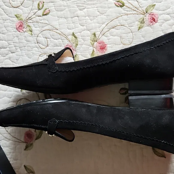 Anne Klein Gilman Suede Loafers Sz 9 NEW