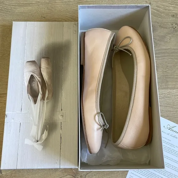 Anniel Blush Pink Ballet Flats. Size 35/Fits US 6.