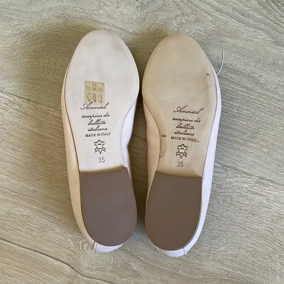 Anniel Blush Pink Ballet Flats. Size 35/Fits US 6.