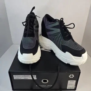 Anthony Wang Chunky Platform Sneakers Blueberry-04 Black Size 9 NWB