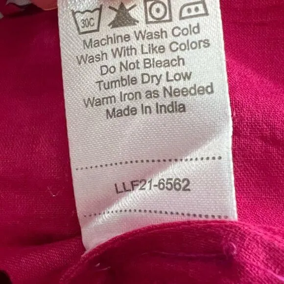 Anthropologie Love the Label Wanda Print Mini Dress Fuchsia Size S