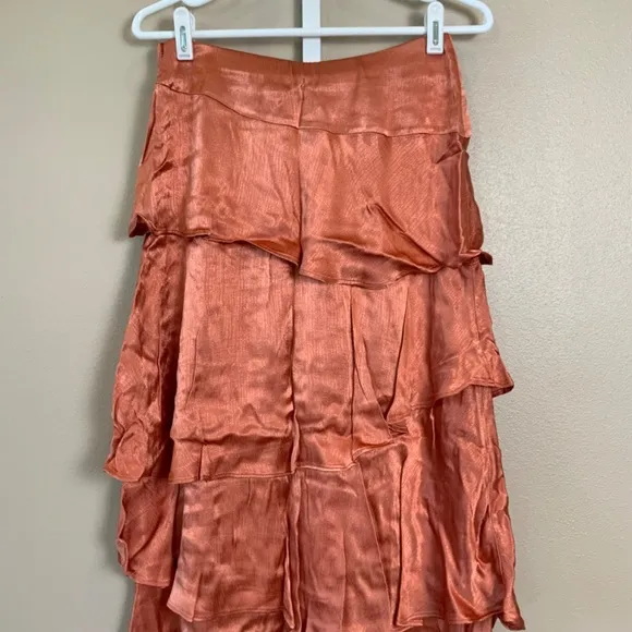Anthropologie Maeve Cassia Tiered Maxi Skirt