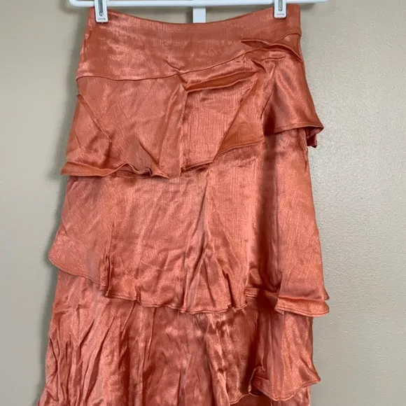 Anthropologie Maeve Cassia Tiered Maxi Skirt